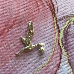 Links of London Stork and Baby Charm